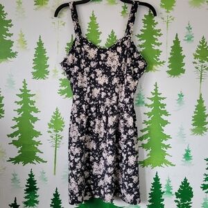 Pink Rose Floral Dress